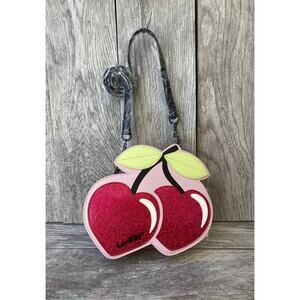 Betsey Johnson | Cherry Glitter Crossbody Bag with Chain Strap